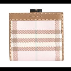 Burberry Pink NOVA Check Wallet